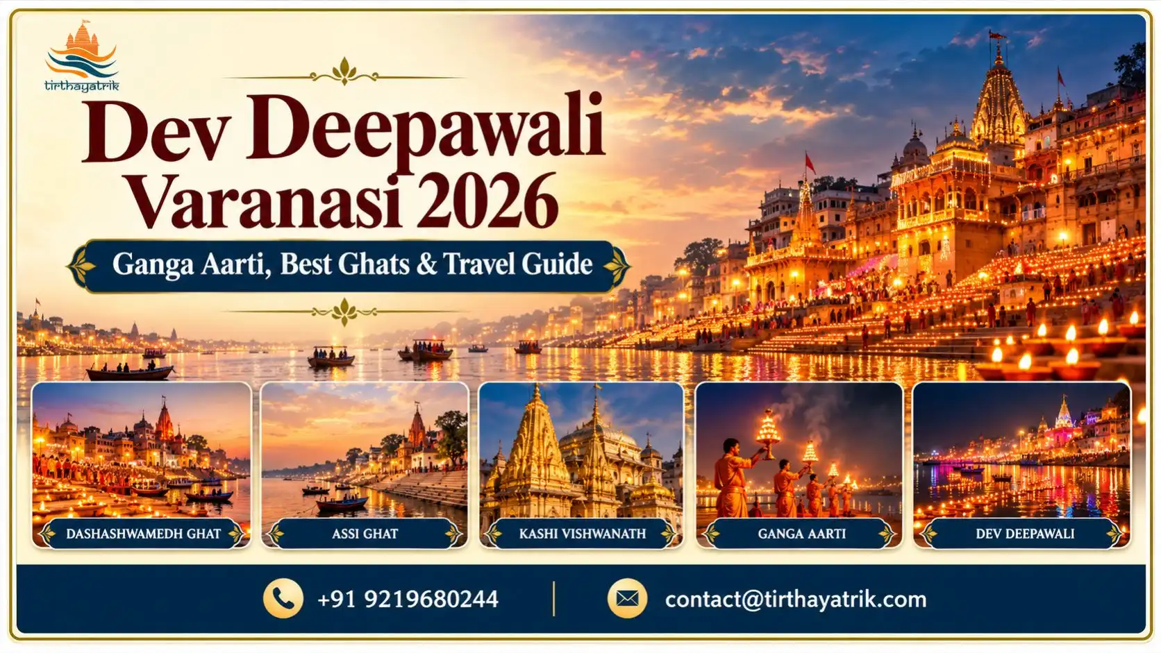 Dev Deepawali Varanasi 2026: Ganga Aarti & Travel Guide