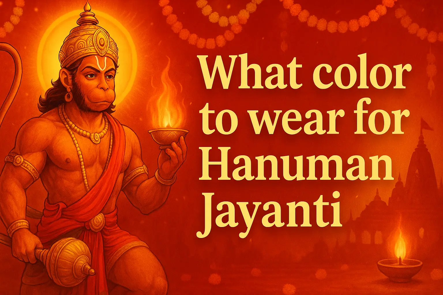 What color to wear for Hanuman Jayanti
