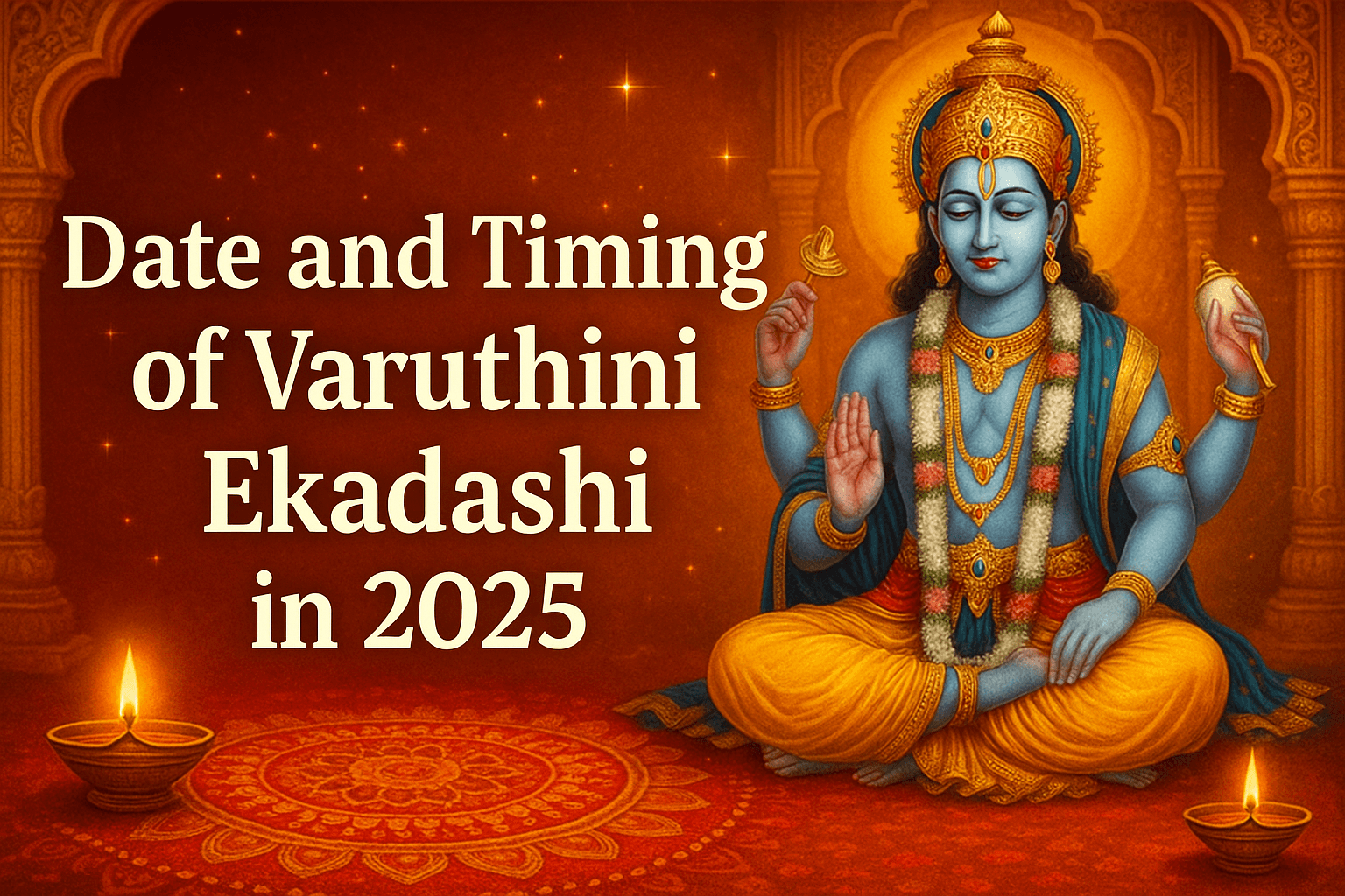 Varuthini Ekadashi 2025 date, timing, and parana muhurat